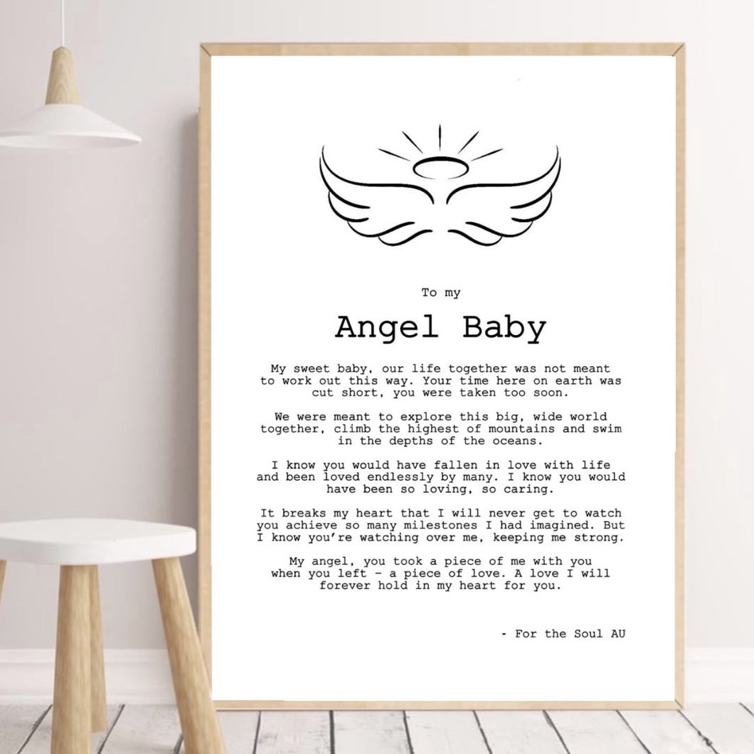 To my Angel Baby